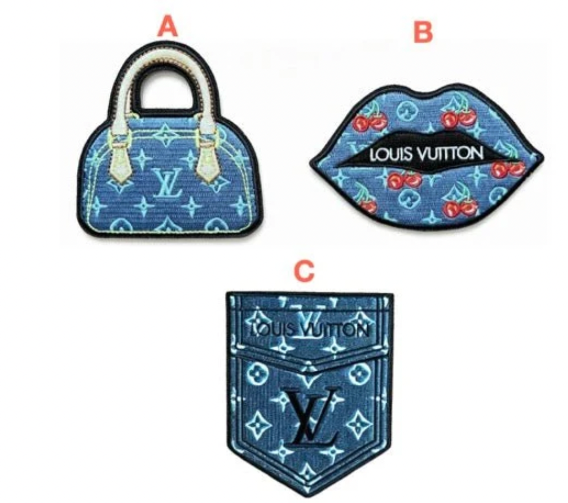 Embroidery LV Patches Custom Clothing Jackets