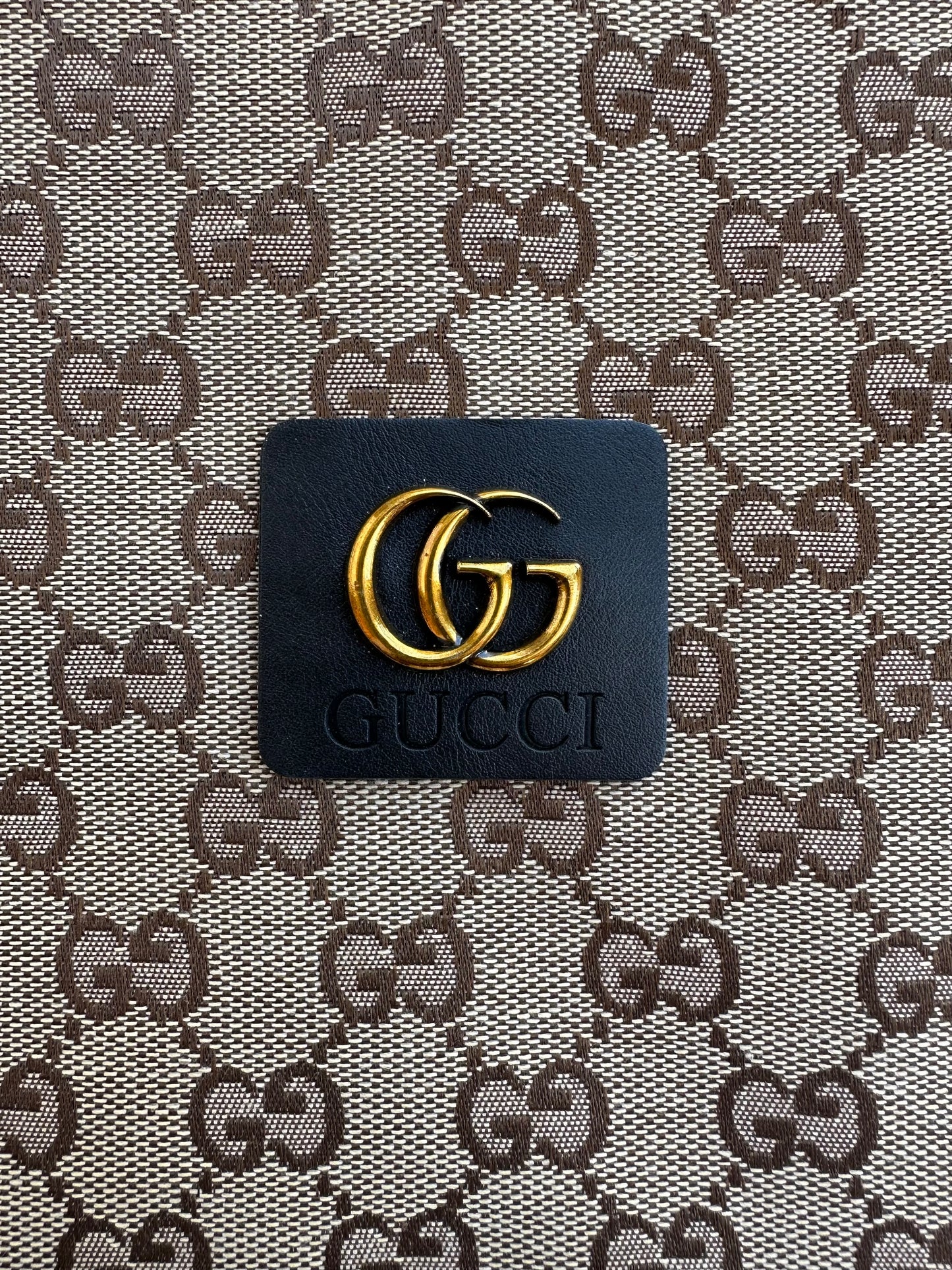 Gucci Vintage Leather Tag Label Patch for Handmade Crafts DIY