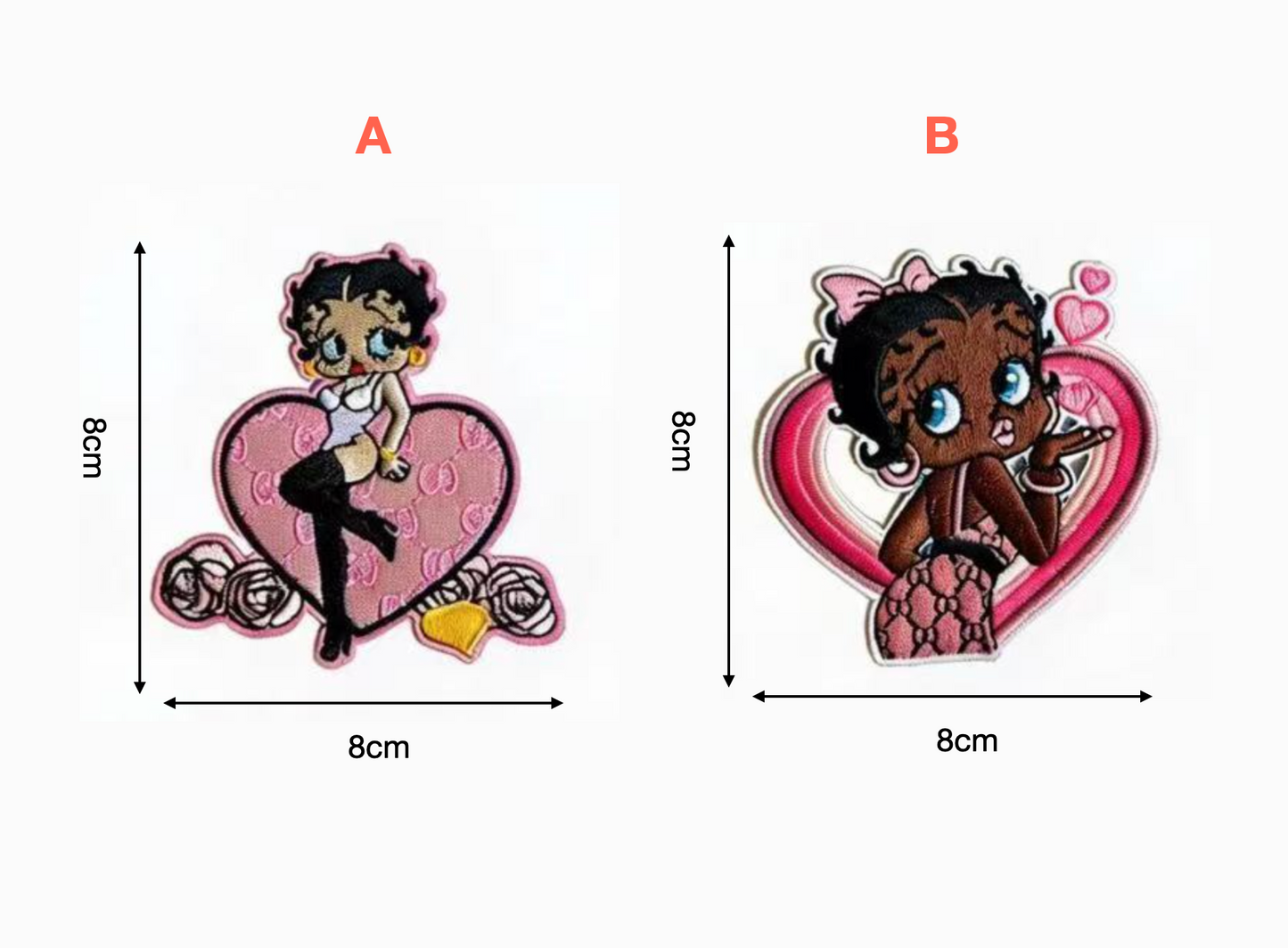 Embroidery Gucci Betty Patches Custom Clothing Jackets