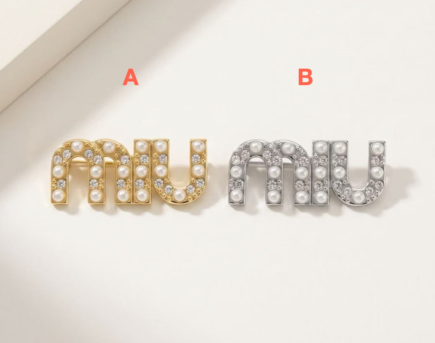 Designer Inspired MiuMiu Brooches for Women