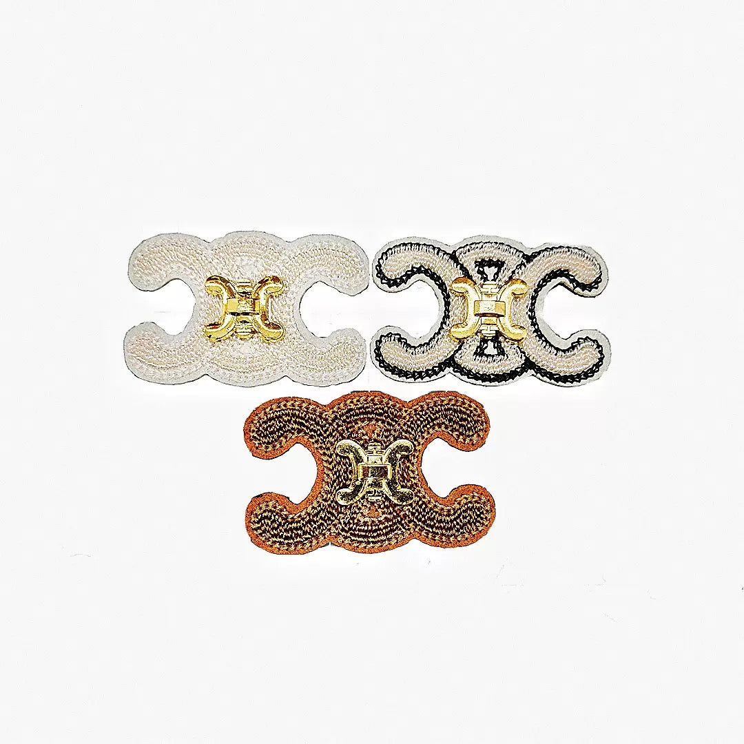 Embroidery Celine Patches Custom Clothing Jackets
