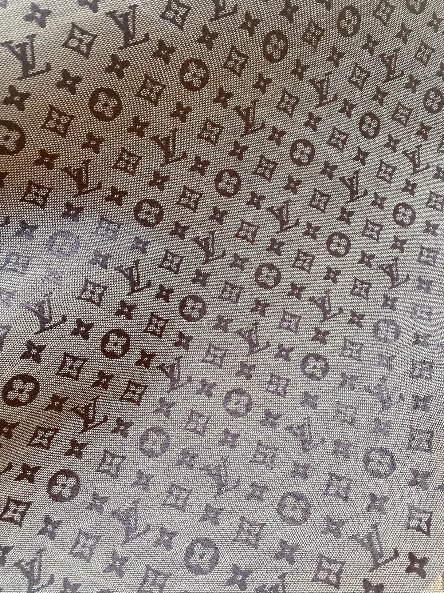 Classic Brown Louis Vuitton Sofa Fabric Jacquard for Furniture DIY Handmade Custom Sneakers