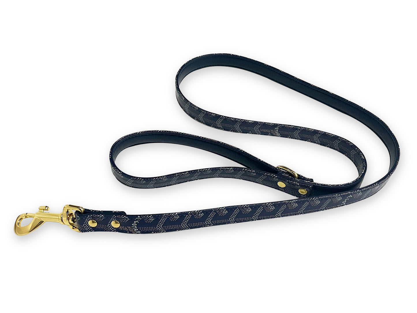Premium Authentic Goyard Handmade Custom Designer Dog Leash