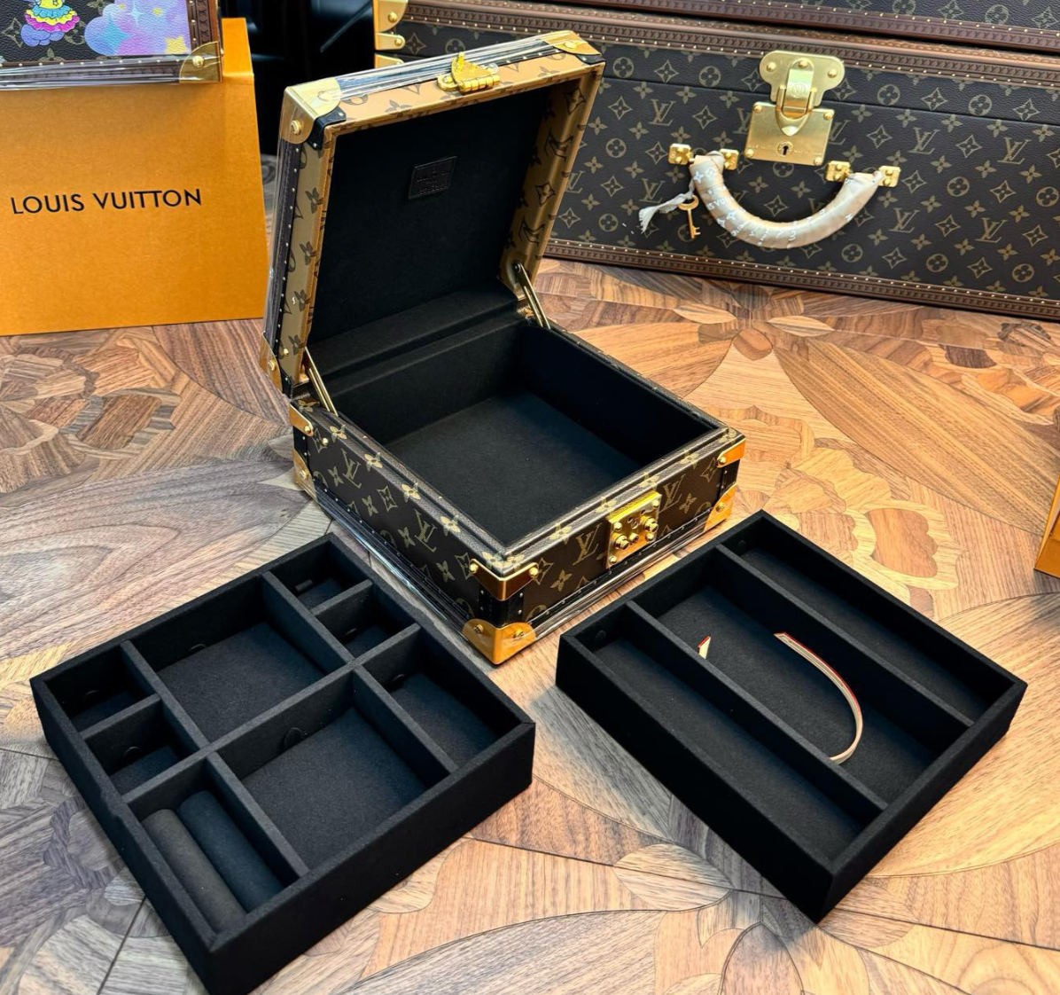 Custom LV Accessories Box Jewelry Box Monogram