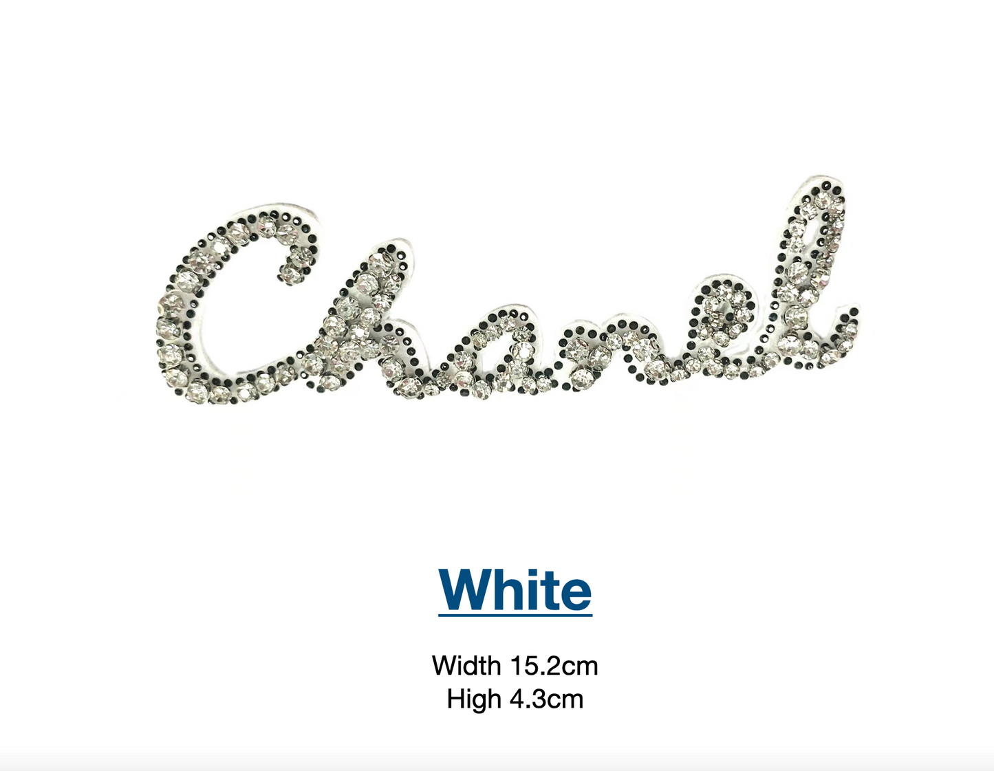 Chanel Rhinestone Patches Custom Clothing Shoes