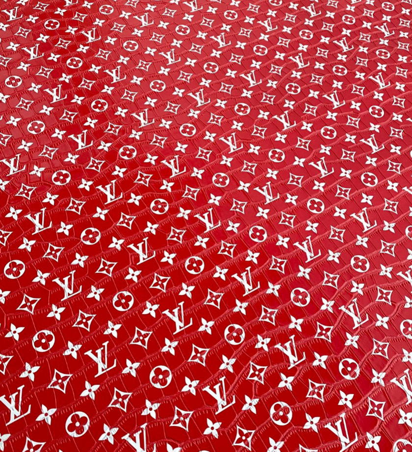 Red Crocodile Alligator Louis Vuitton LV for Custom Bag Repair