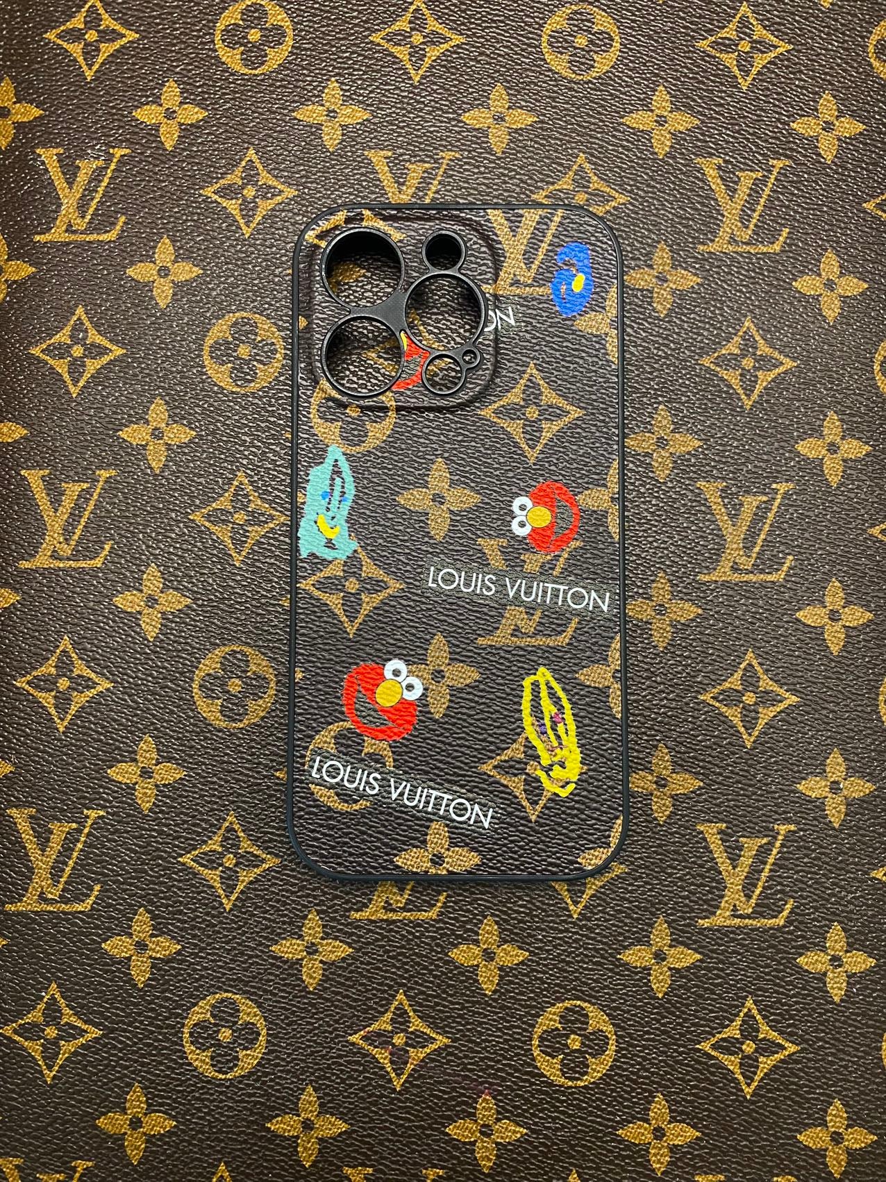 Sesame Street Louis Vuitton Leather iPhone Case