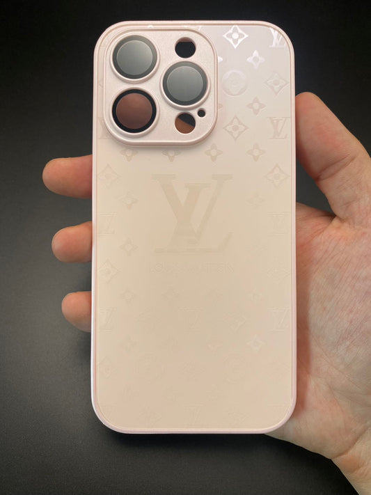 Lgiht Pink Plastic Louis Vuitton Monogram iPhone Case Protective