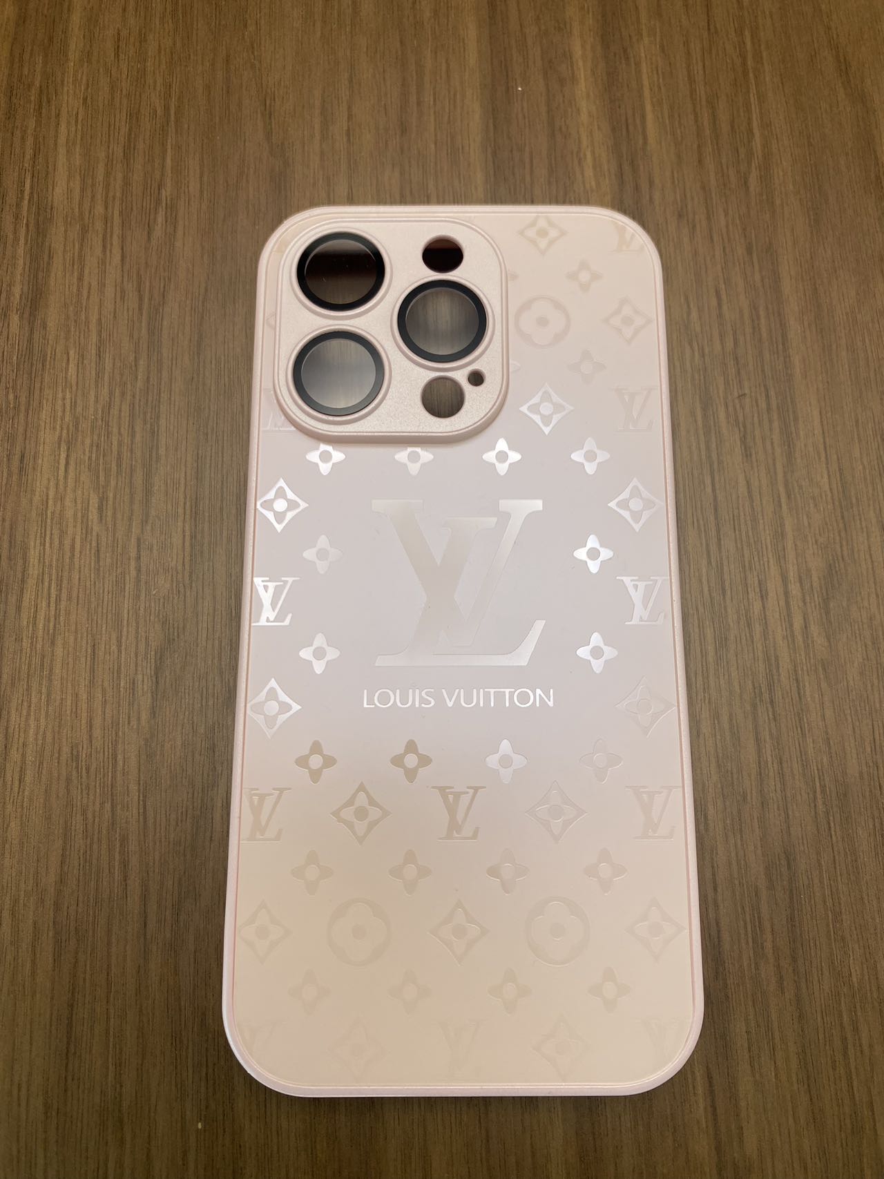 Lgiht Pink Plastic Louis Vuitton Monogram iPhone Case Protective