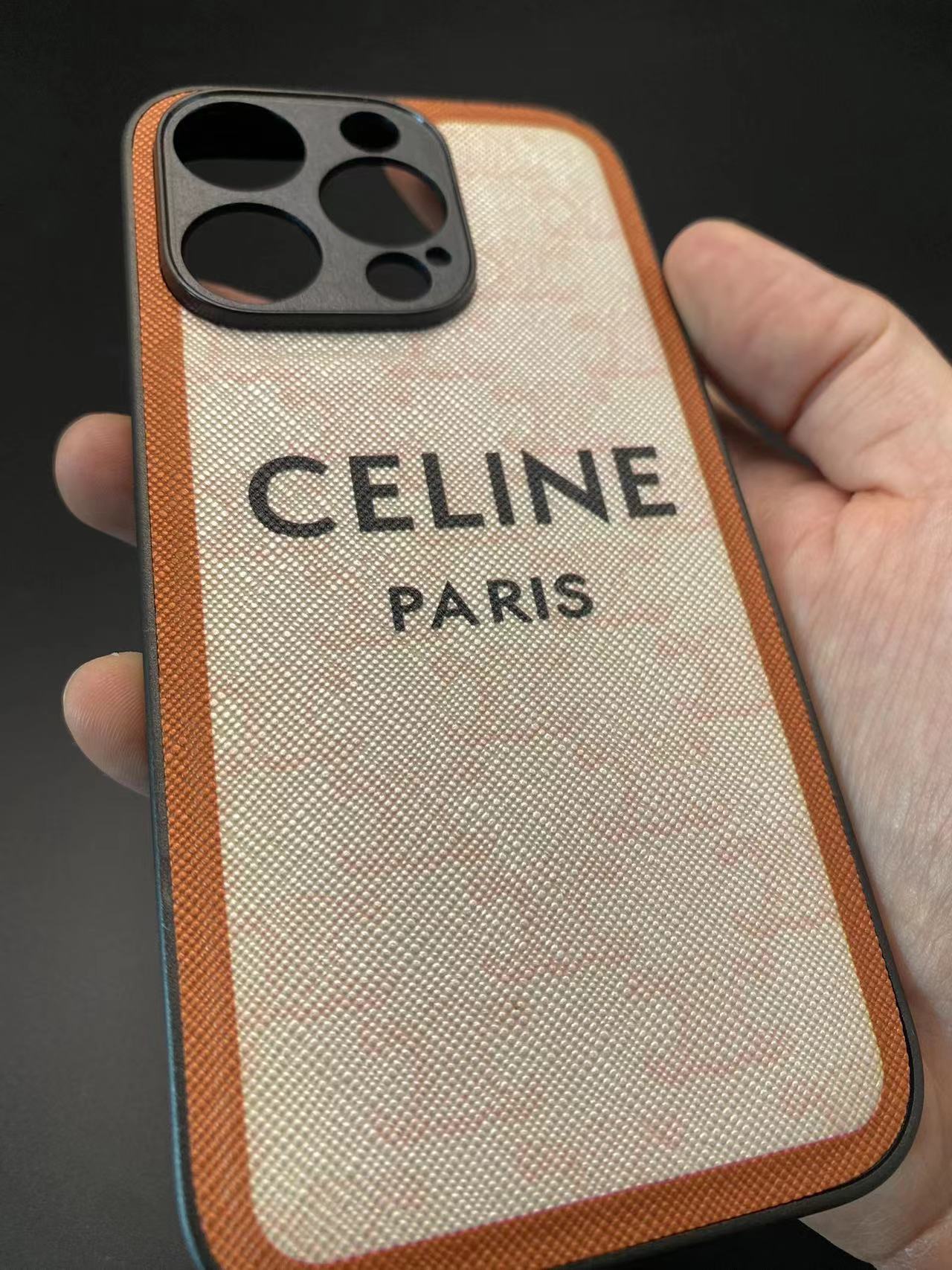 Celine Leather iPhone Case