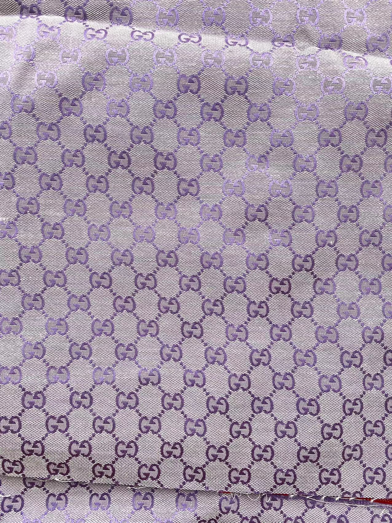 Beautiful Purple Gucci Jacquard Designer Fabric for Custom Clothing Bespoke