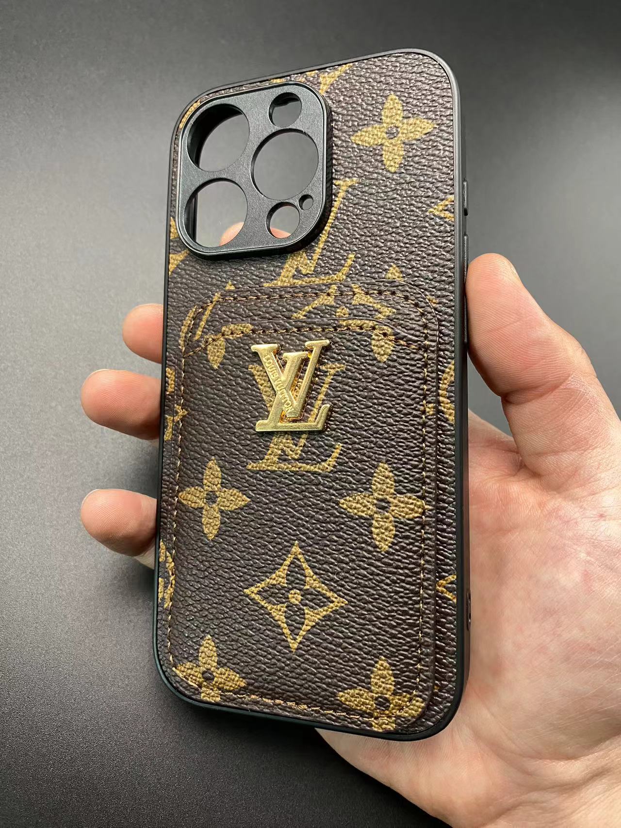 Brown Monogram Louis Vuitton iPhone Case Protection