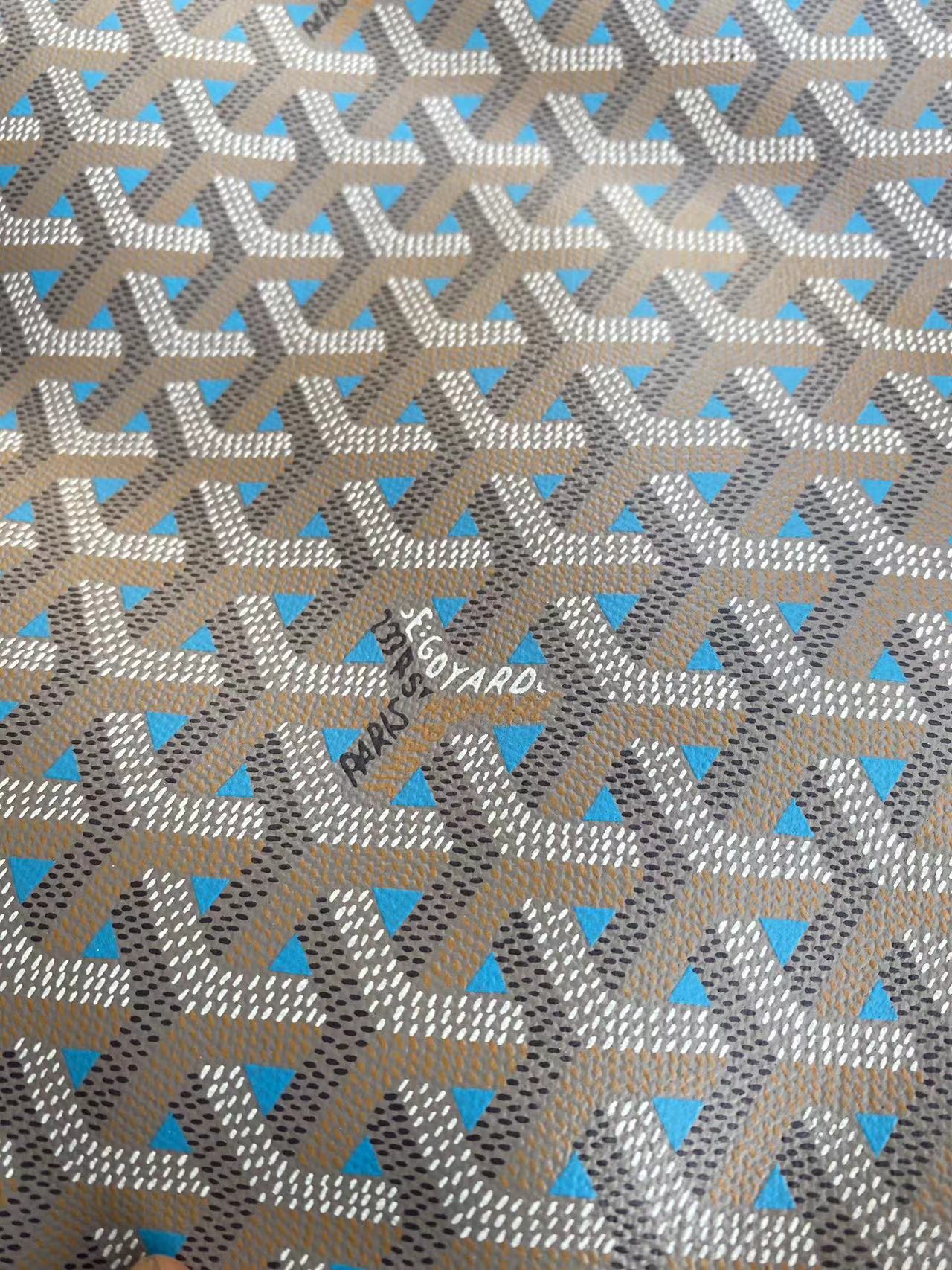 New Color Goyard Canvas Bag Leather Material for DIY Handmade Sewing Project