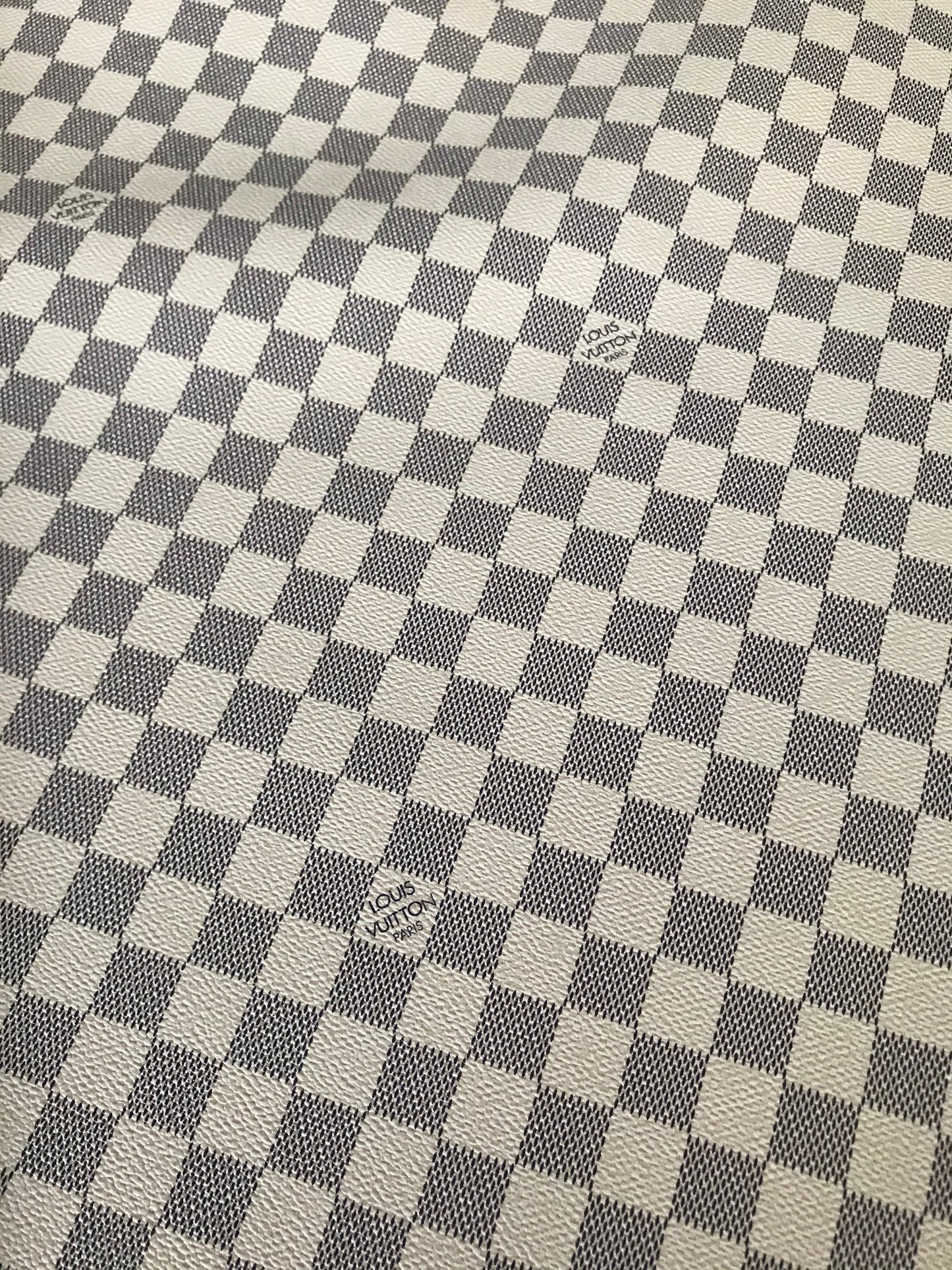 White LV Wallet Leather