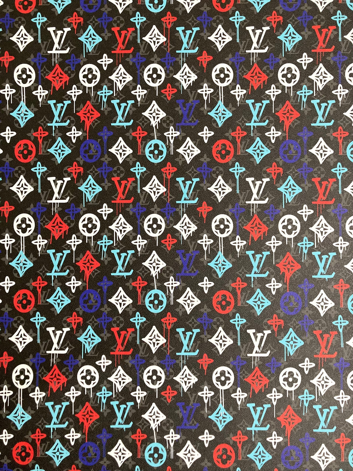 Custom Designer Leather Fabric Handmade for Sneakers Bag Upholstery
