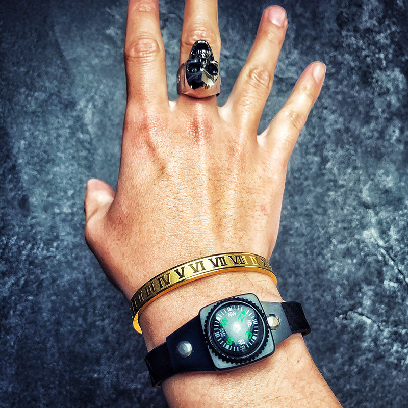 Compass Functional Outdoor Bracelet