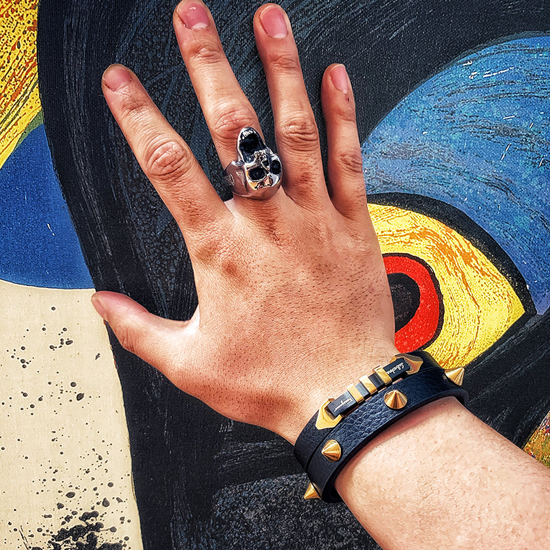 Thorn Leather Bracelet