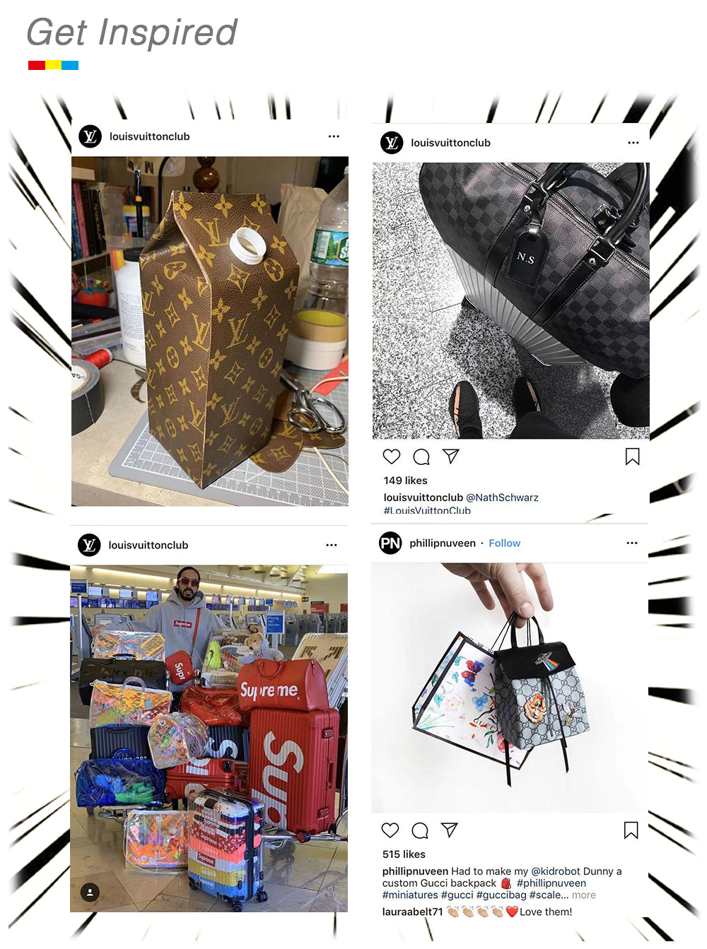 Classic LV vinyl crafting leather fabric for bag