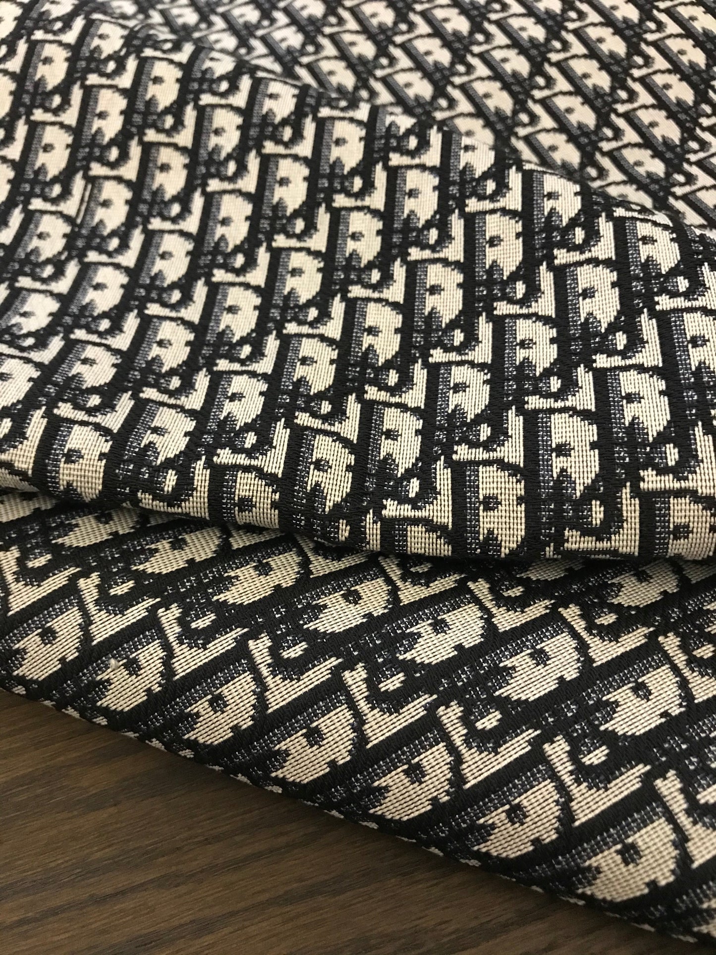 Classic Dior jacquard fabric cloth for bag and shoe custom