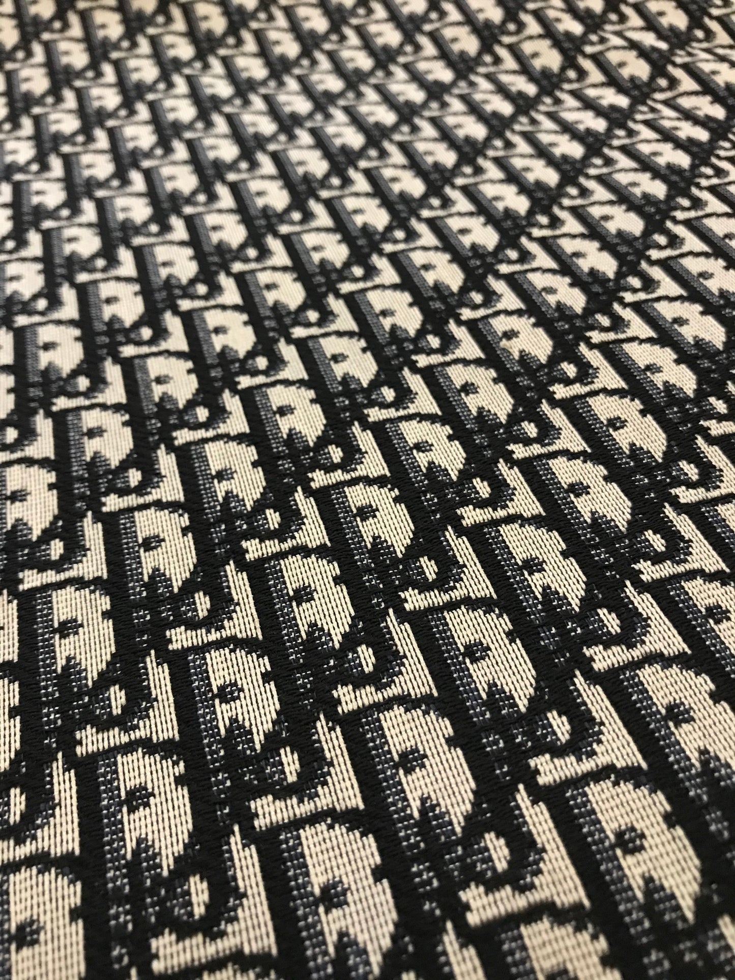 Classic Dior jacquard fabric cloth for bag and shoe custom