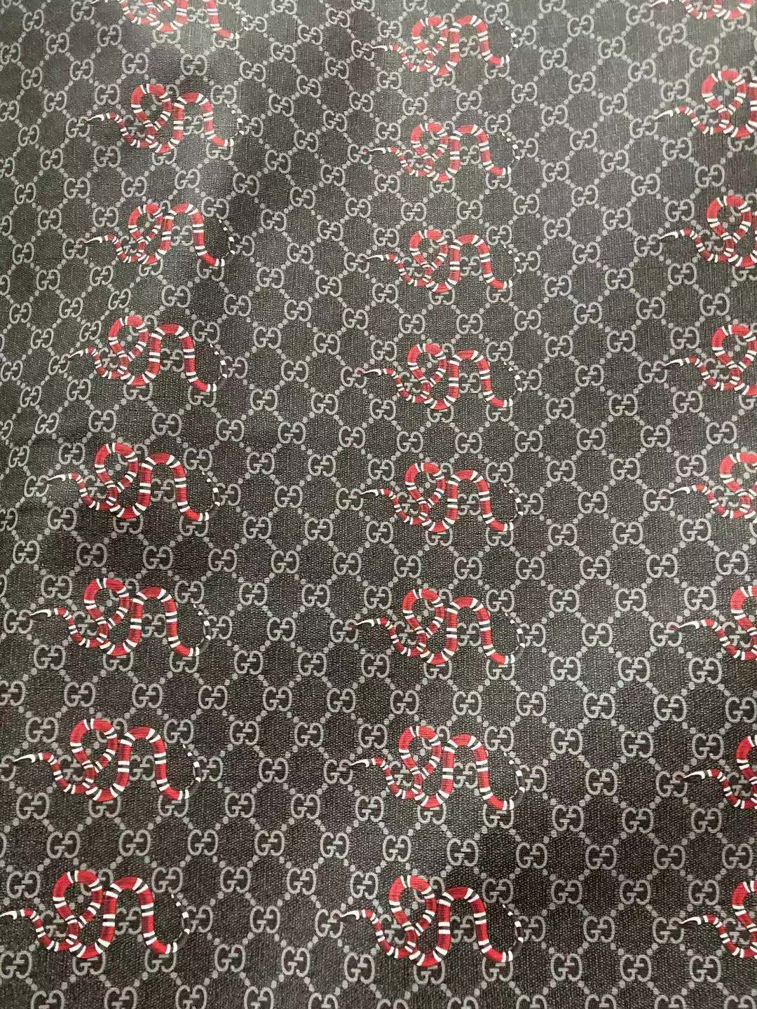 Black Snake Gucci Leather for Custom Shoes