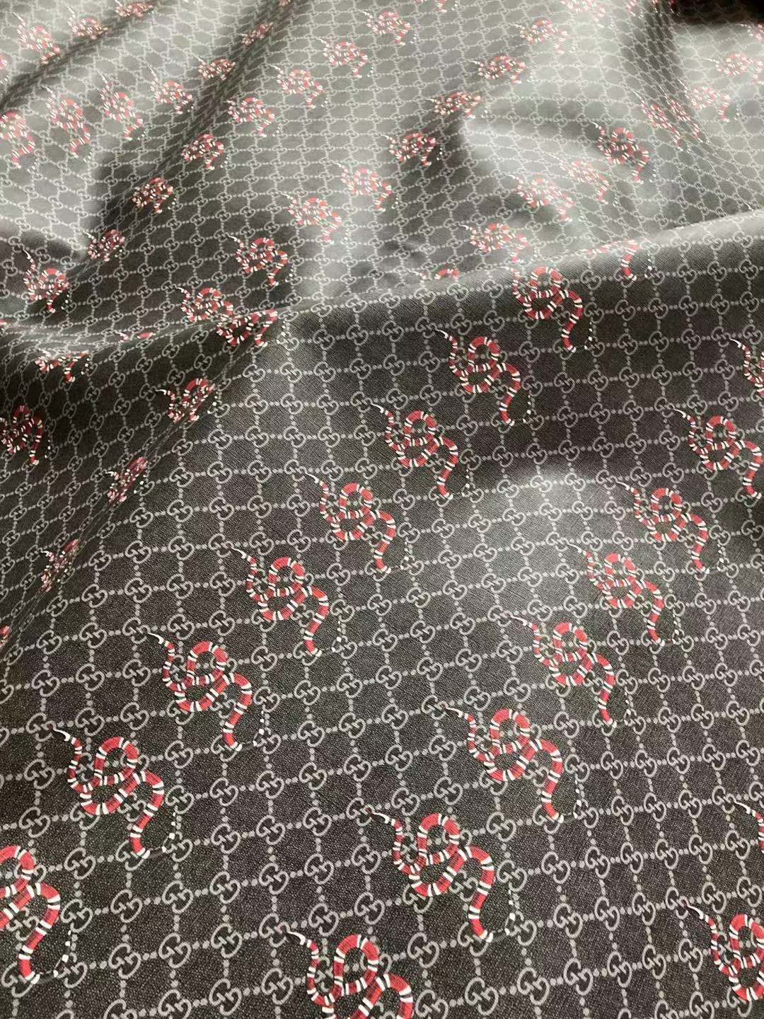 Black Snake Gucci Leather for Custom Shoes