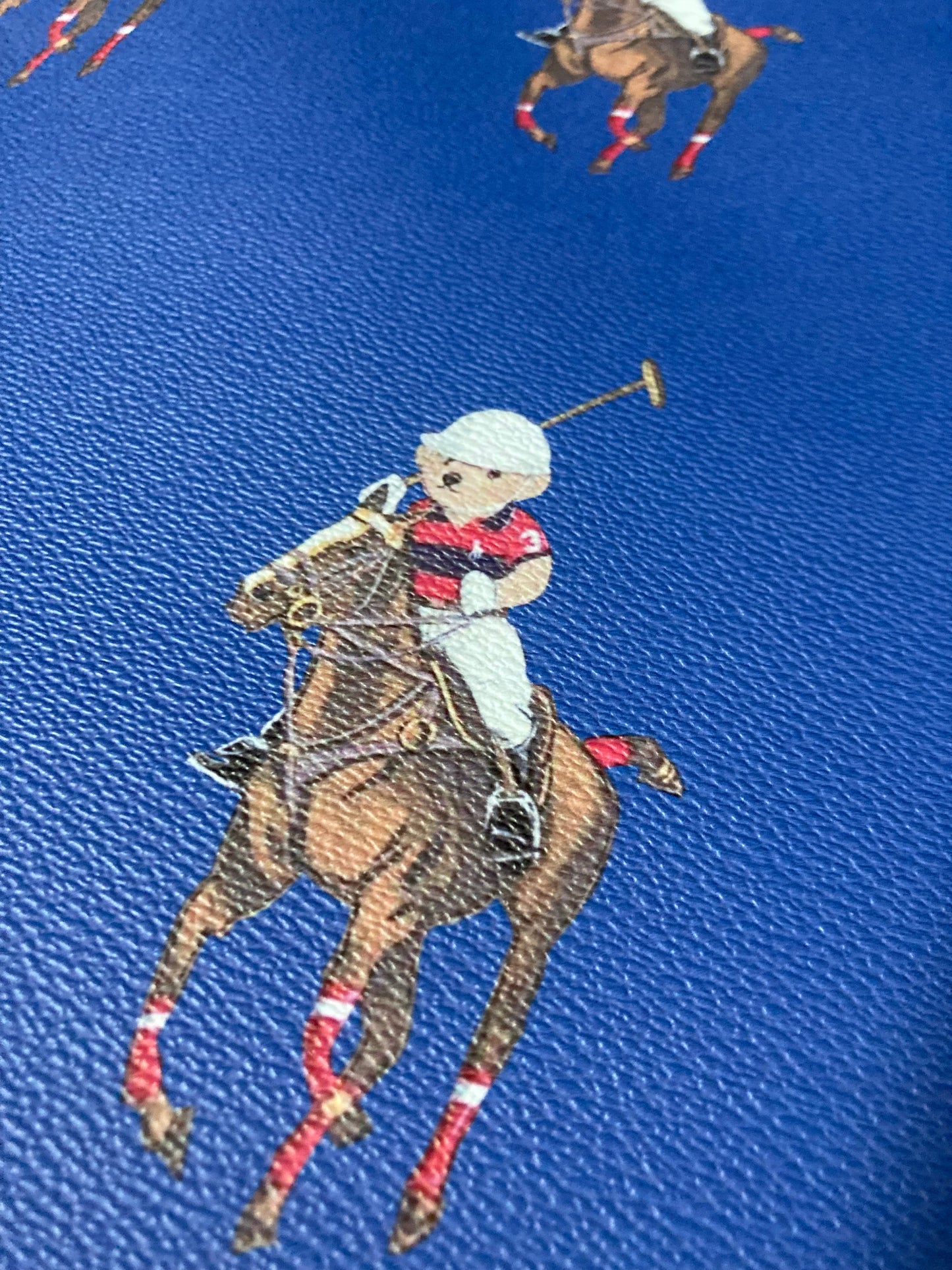 Custom Leather Handmade Classic PoLo Ralph Lauren Bear for Crafts
