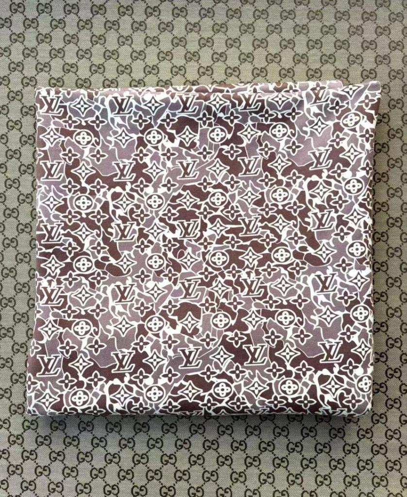 Camo LV Speaker Upholstery Window Pods Cover Fabric