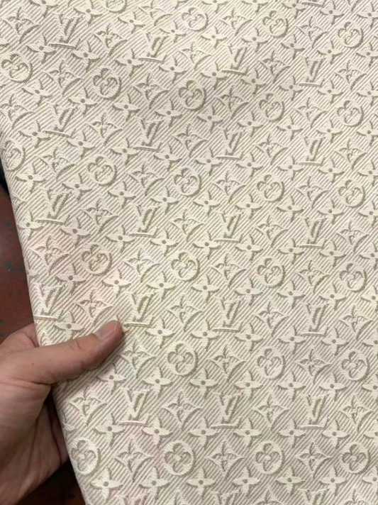 New Jacquard Designer Louis Vuitton Fabric DIY Bag Repaid Upholstery