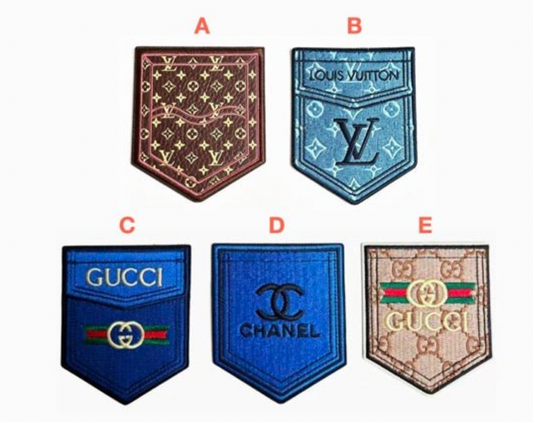 Embroidery Pocket Patches Custom Clothing Jackets