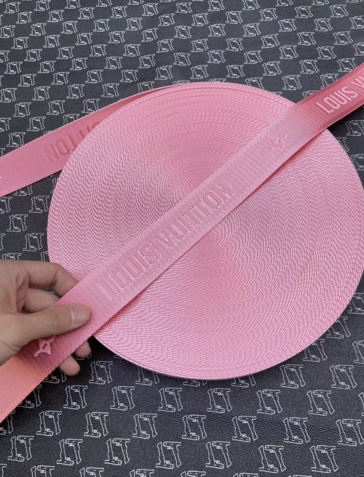 Custom Bag LV Strap Pink Straps for Crafts Handmade DIY Bag Repair