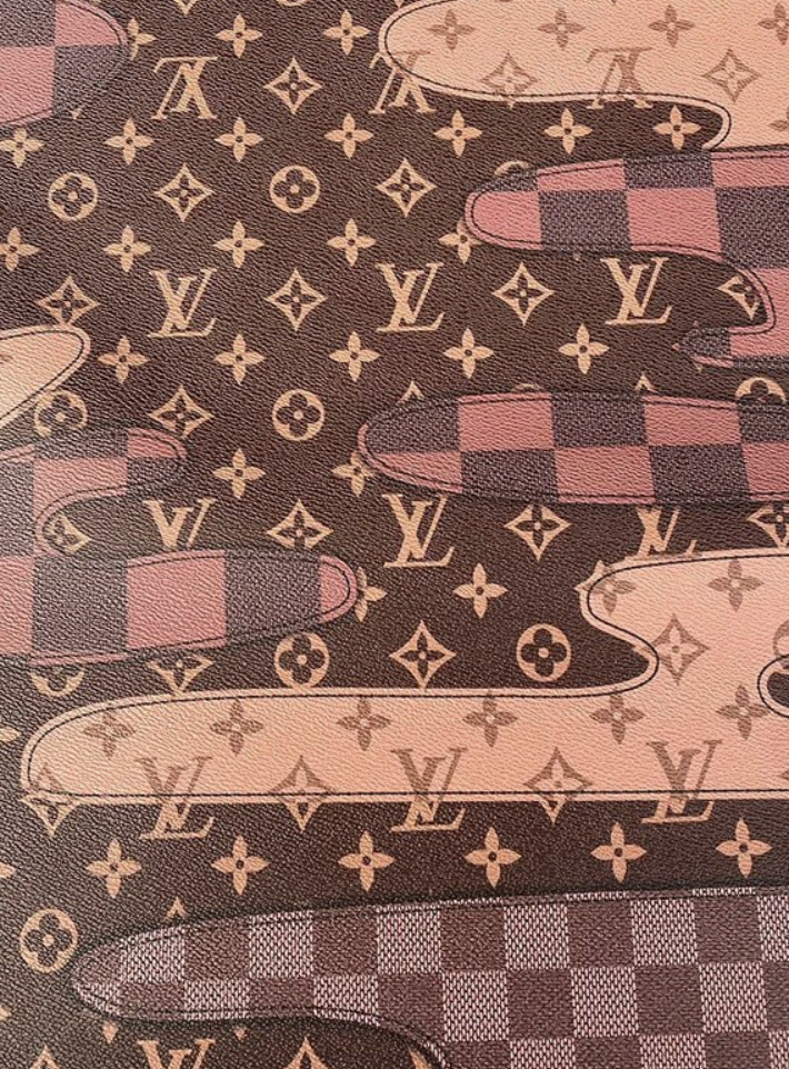 Brown Louis Vuitton Bag Leather for Custom DIY Projects