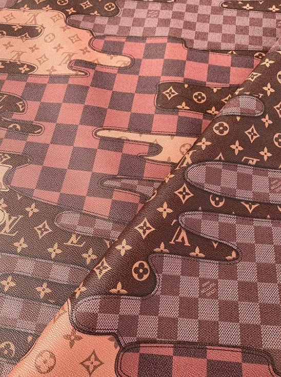 Brown Louis Vuitton Bag Leather for Custom DIY Projects