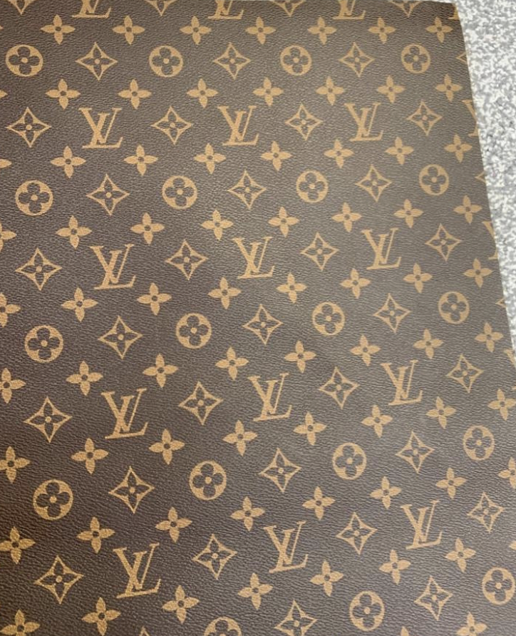 Classic Louis Vuitton LV Leather Sheet for Shoe Custom Bag