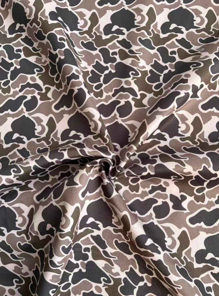 Black Grey Camo Stretchy Suede for DIY Car Headliner Upholstery Projects