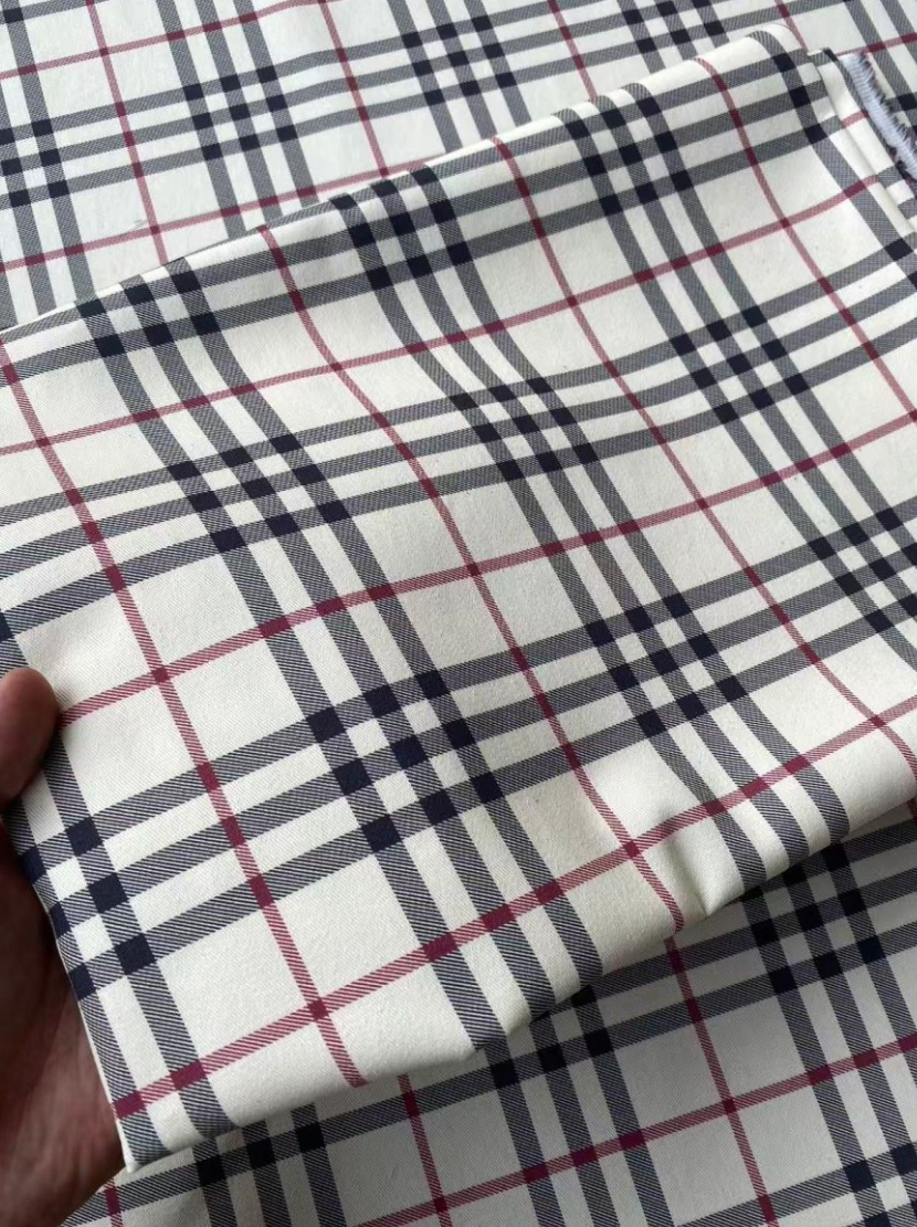 Cotton Burberry Fabric Sewing Project Fabric Sold by Yard