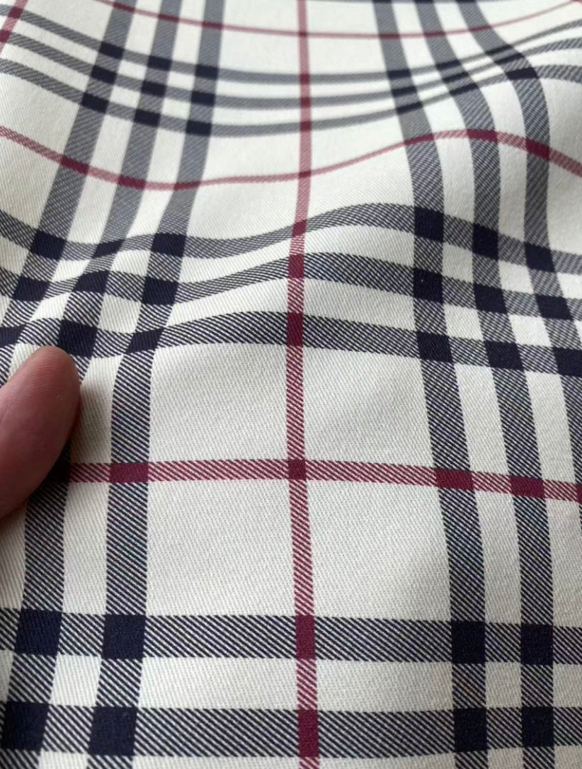 Cotton Burberry Fabric Sewing Project Fabric Sold by Yard