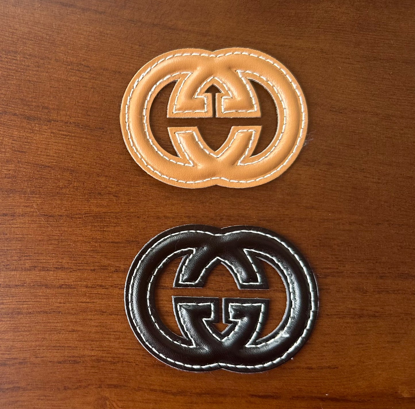 Gucci Vintage Leather Tag Label Patch for Handmade Crafts DIY