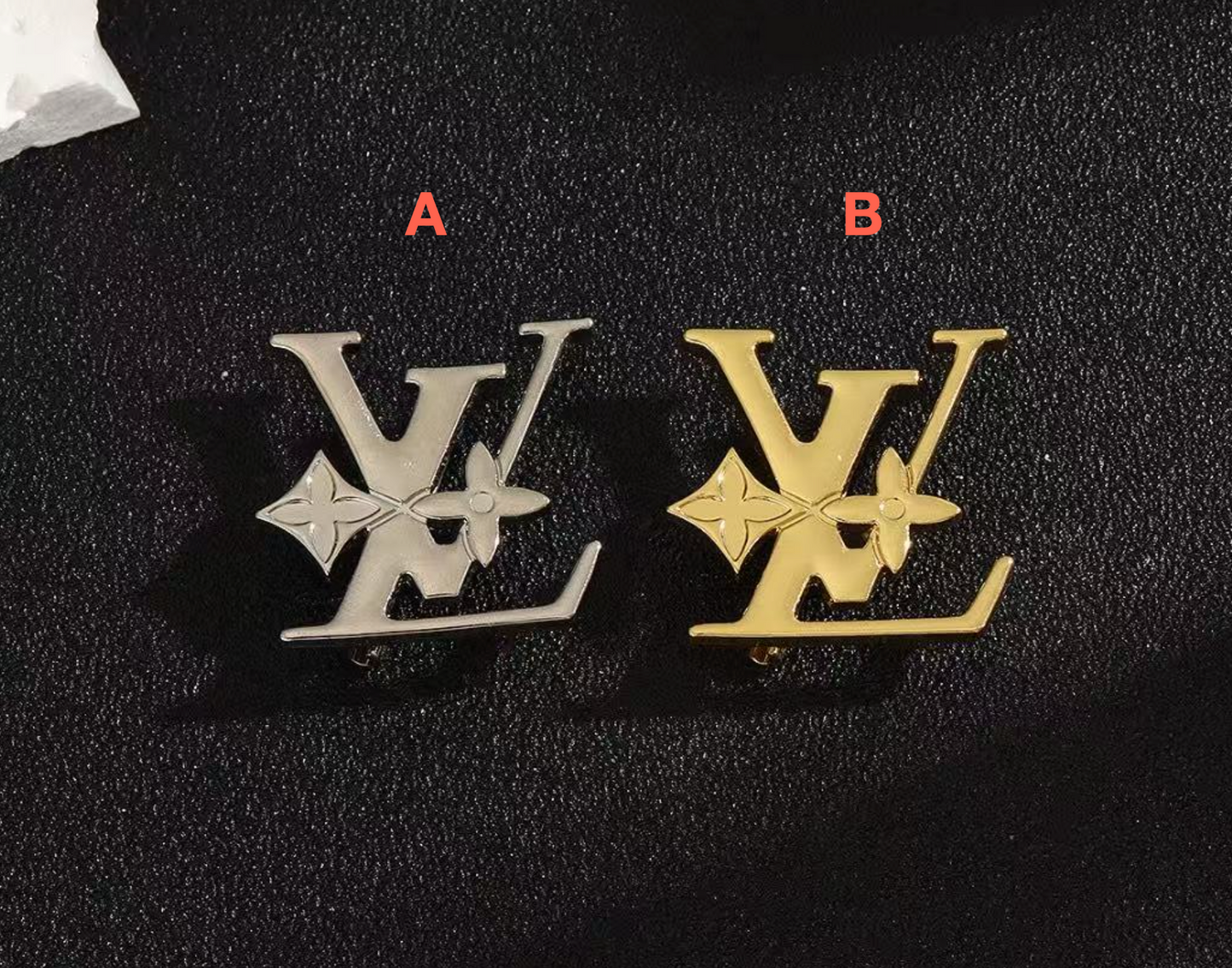 Vintage LV Inspired Brooches, Retro Luxury Pins for Women