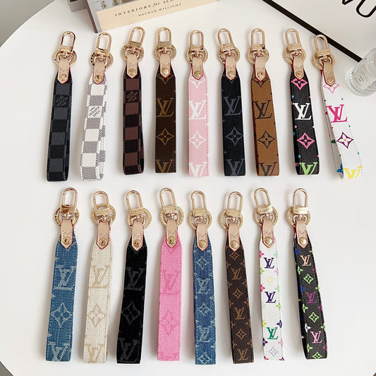 LV Pink Monogram Flower Keychain | Luxury Bag Charm