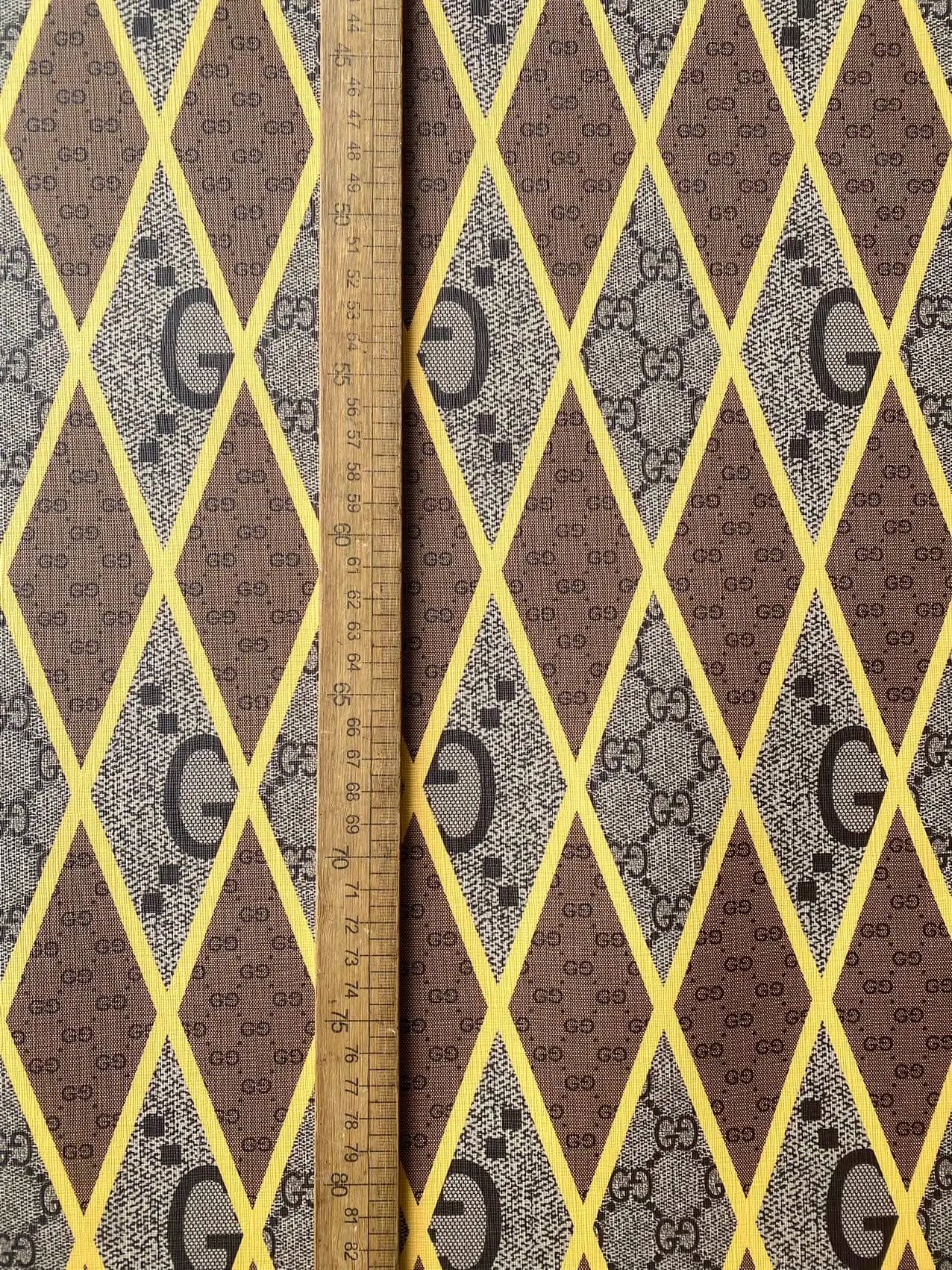 Custom sneakers Gucci Designer Faux Leather for Handmade DIY Sewing Upholstery Projects