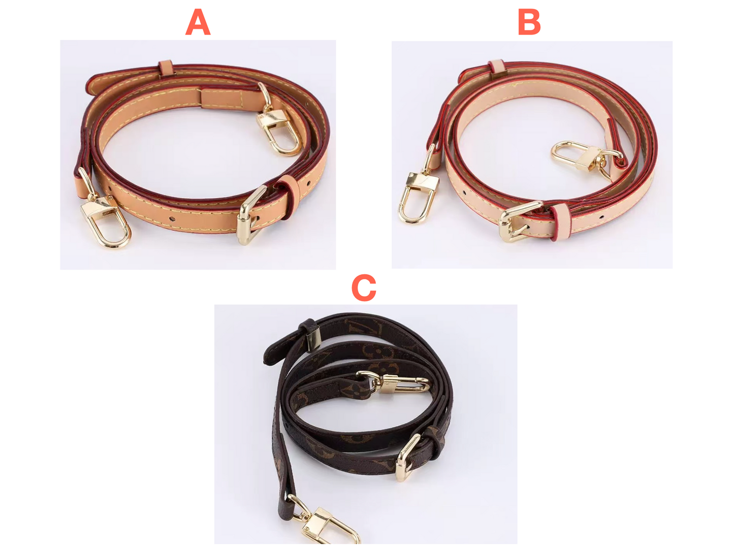 Luxury Leather Adjustable Handbag Strap
