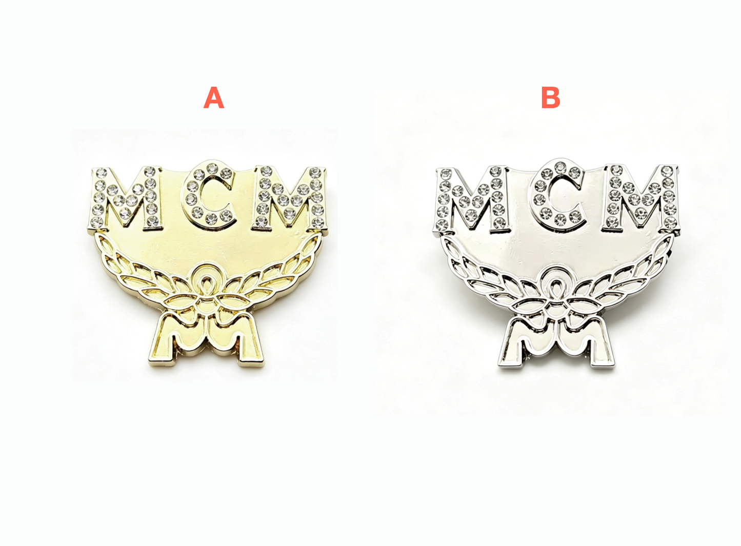 Designer Inspired M Brooches for Women