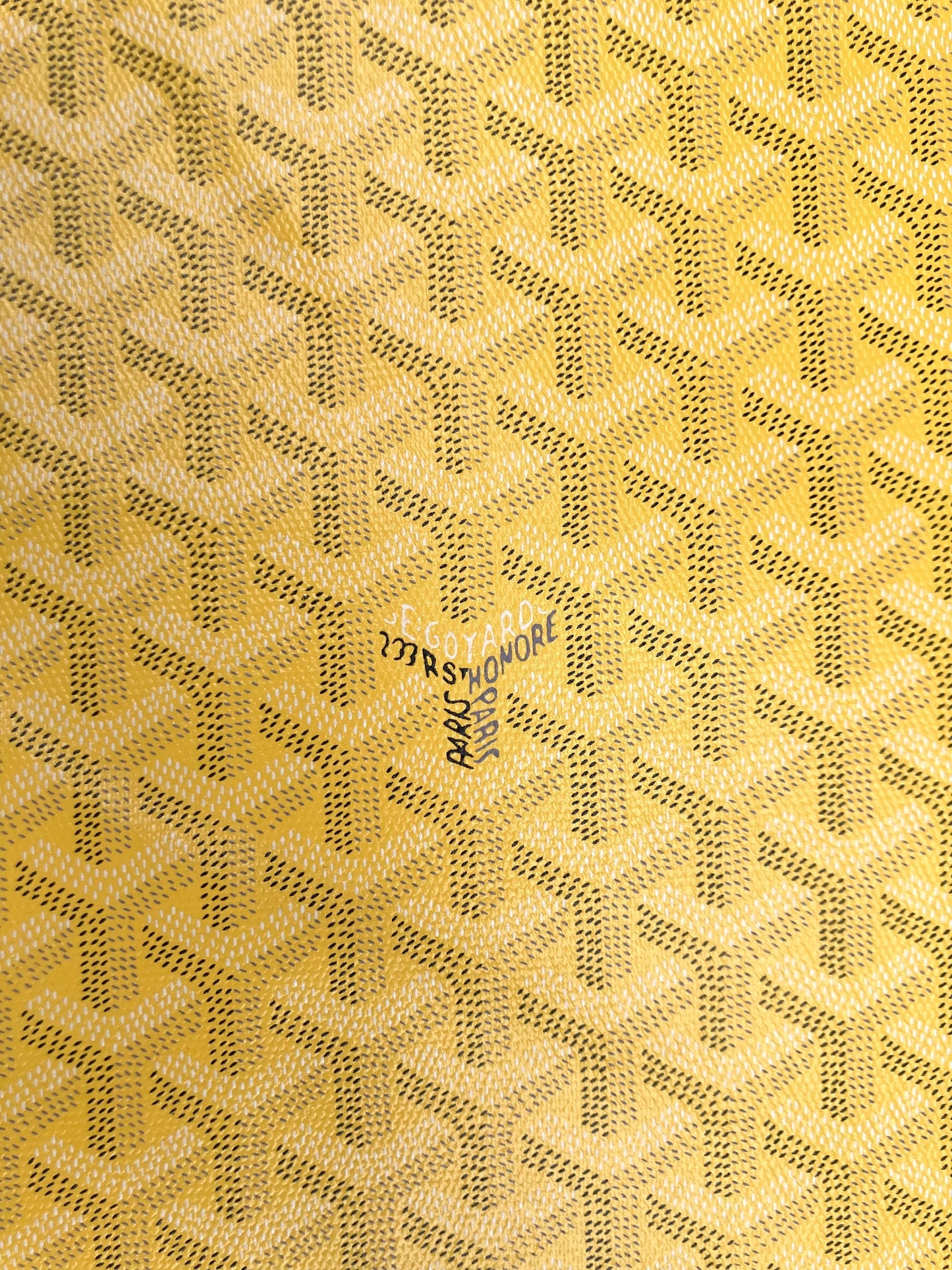 Best Quality Goyard Vinyl Lemon Yellow for Custom Upholstery DIY Sewing