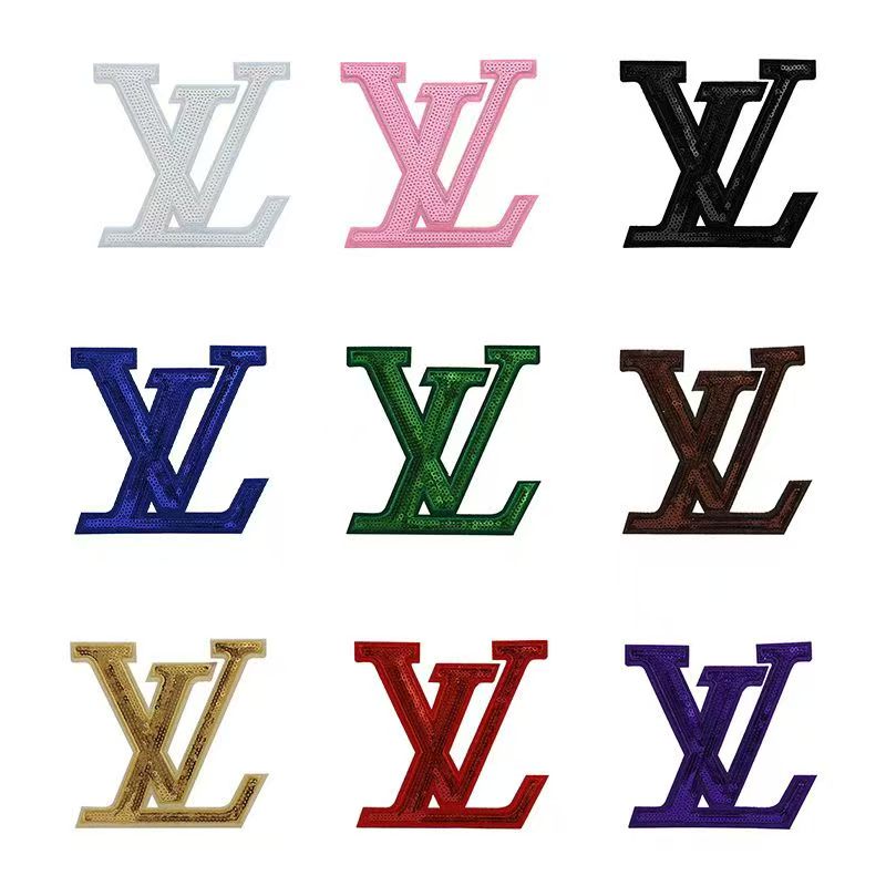 Embroidery LV Patches Custom Clothing Jackets