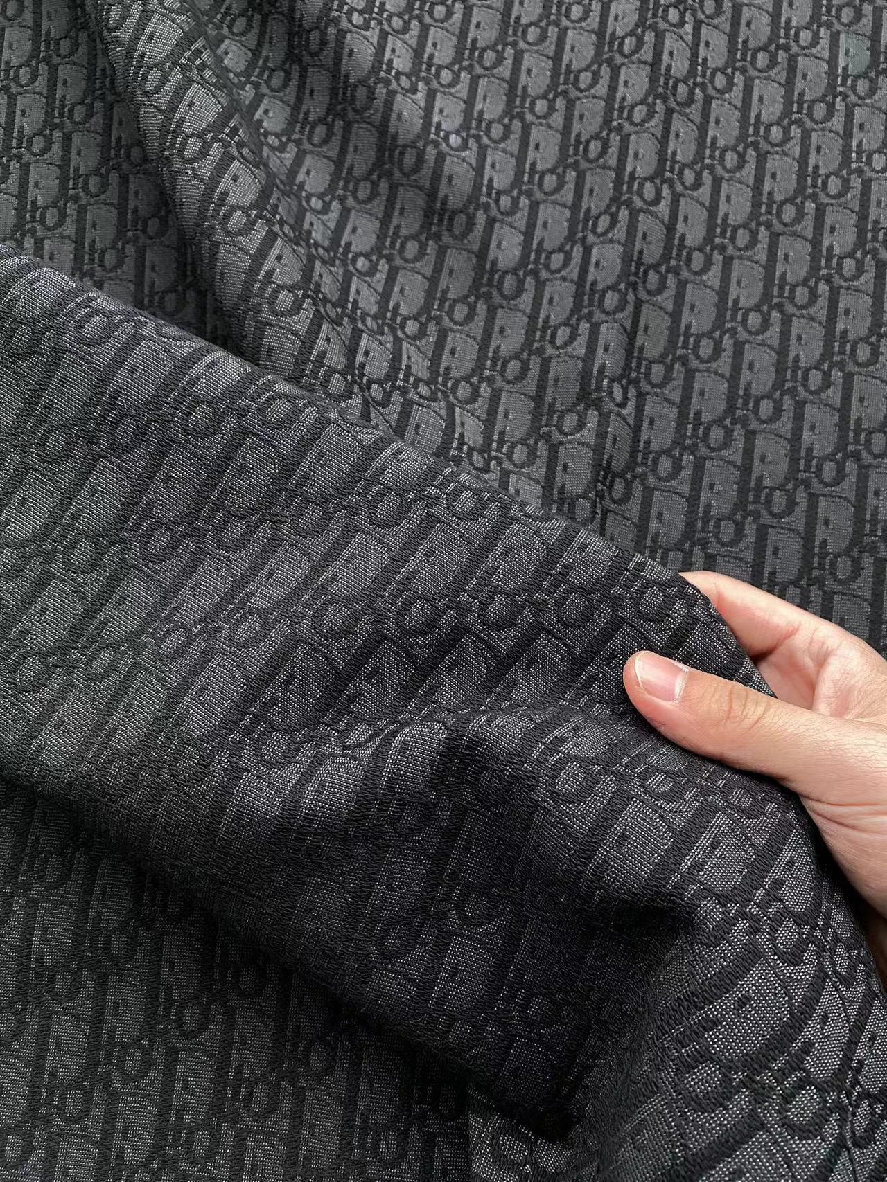 Black Dior Fabric Custom Shoes DIY Crafts Sewing Project