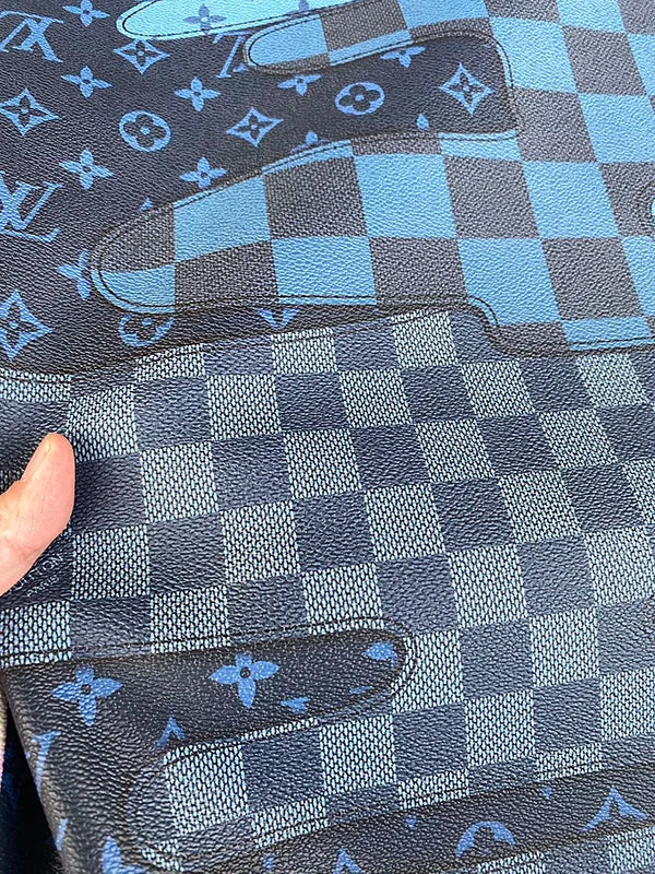 Blue LV Sneaker Leather