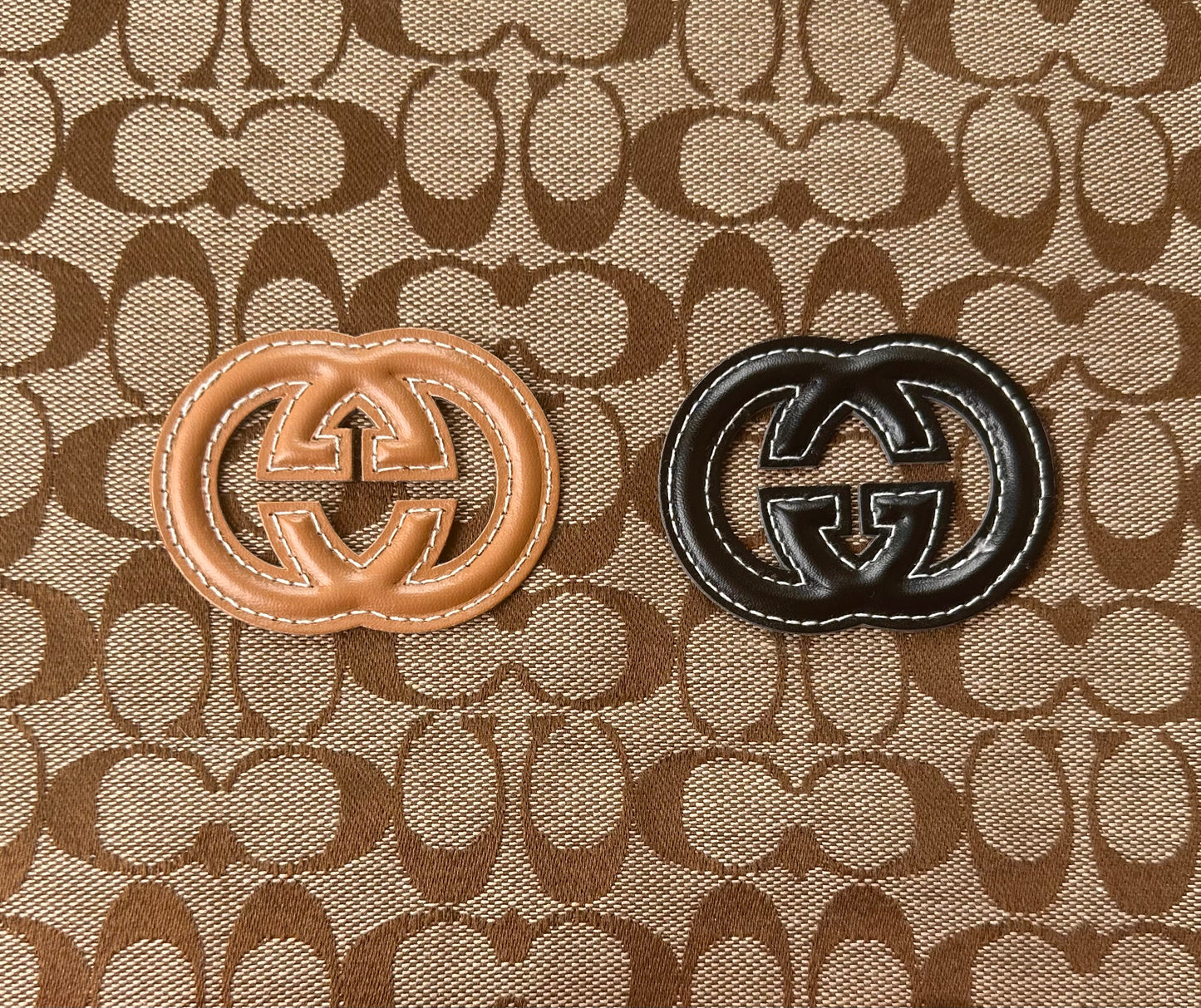 Gucci Vintage Leather Tag Label Patch for Handmade Crafts DIY