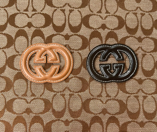 Gucci Vintage Leather Tag Label Patch for Handmade Crafts DIY
