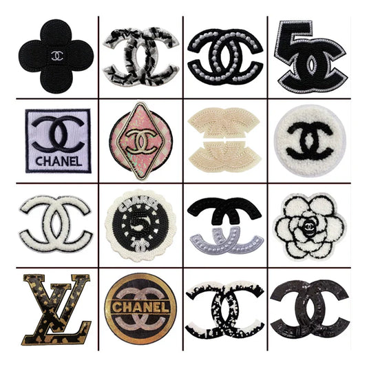 Embroidery Chanel Patches Custom Clothing Jackets